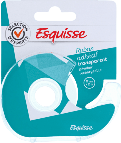 Ruban Adhésif Transparent Avec Dévidoir - Esquisse