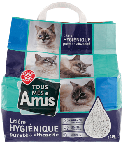 Litière Minérale Hygiénique - Tous Mes Amis