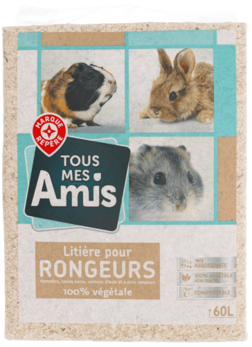 Litière Rongeurs - Tous Mes Amis
