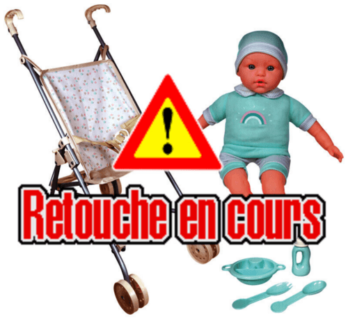 5. Manon poussette canne et son set repas - KIDWAY