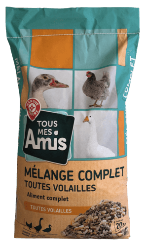 Sur les Produits Présents en Magasin de la Gamme Alimentation pour Basse-Cour "Tous Mes Amis"