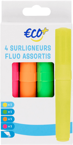 4 Surligneurs - Eco+