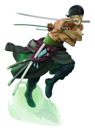Figurine Luffy ou Zoro Phosphorescente