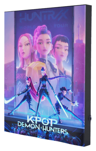 Cadre Rétroéclairé Kpop Demon Hunters