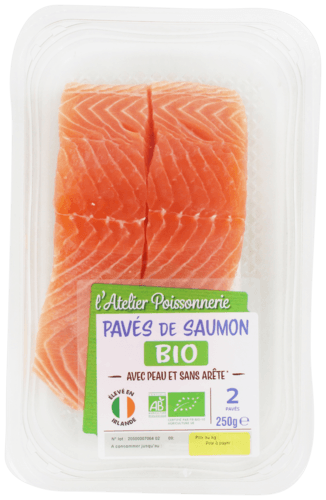 2 Pavés de Saumon Bio - L'atelier
