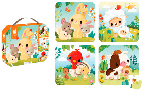 Puzzles Évolutifs Animaux Ferme - Lalaboom
