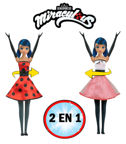 Poupée Ladybug Transformation - Bandai