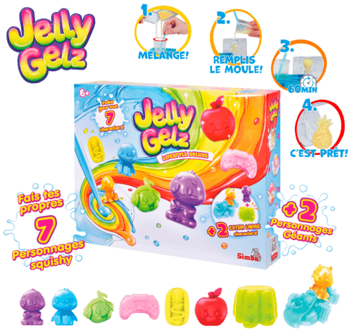1. Aquagelz Deluxe Set 2. Jelly Gelz Lifestyle Deluxe - Smoby