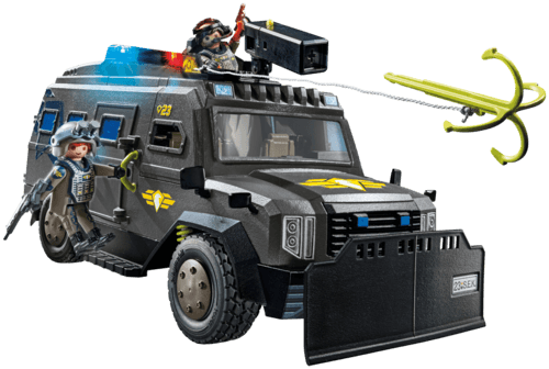 1.véhicule D'intervention des Forces Spéciales 2.tracteur Récolteur de Pommes de Terre - Playmobil