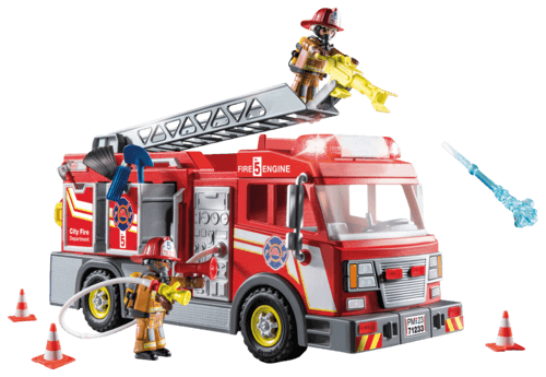 Camion de Pompiers Avec Grande Échelle - Playmobil