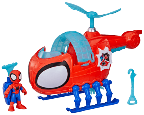 Hélico de l'équipe Spidey