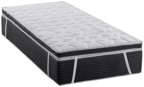 Surmatelas Roulé Avec Élastiques 90 X 190 Cm