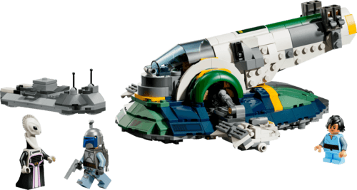 1. L'attaque des Clones : le Vaisseau de Jango Fett 2. le Chasseur Arc-170 - Lego