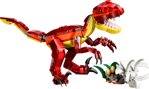 1. le Dinosaure Féroce 2. Animaux Sauvages : le Flamant Rose - Lego