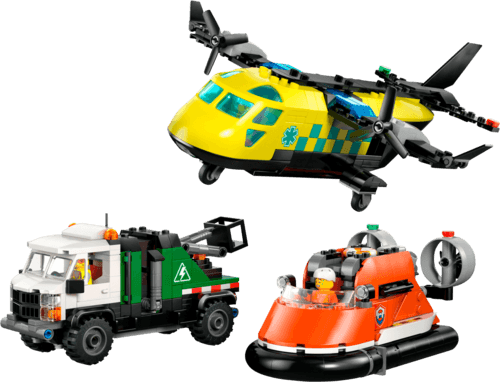 Avion, Camion d’Assistance et Aéroglisseur Modulable - LEGO