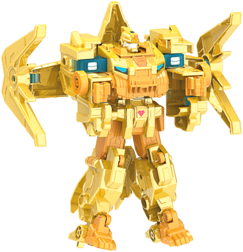 Robot 2 en 1 Combinable Golden Edition