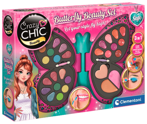 1. Coffret Maquillage Papillon 2. Cool Nail Art - Clementoni