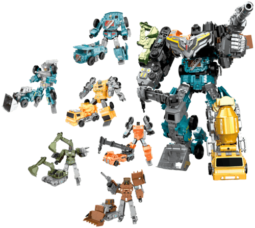 Robot Transformable 6 en 1 - Globo