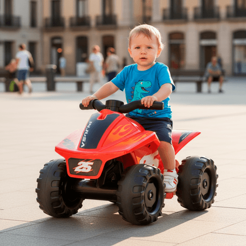 QUAD électrique 6V ROUGE TINY RIDER - INJUSA