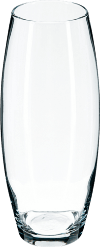 Vase Bombé "Flora" Transparent 26cm - Atmos