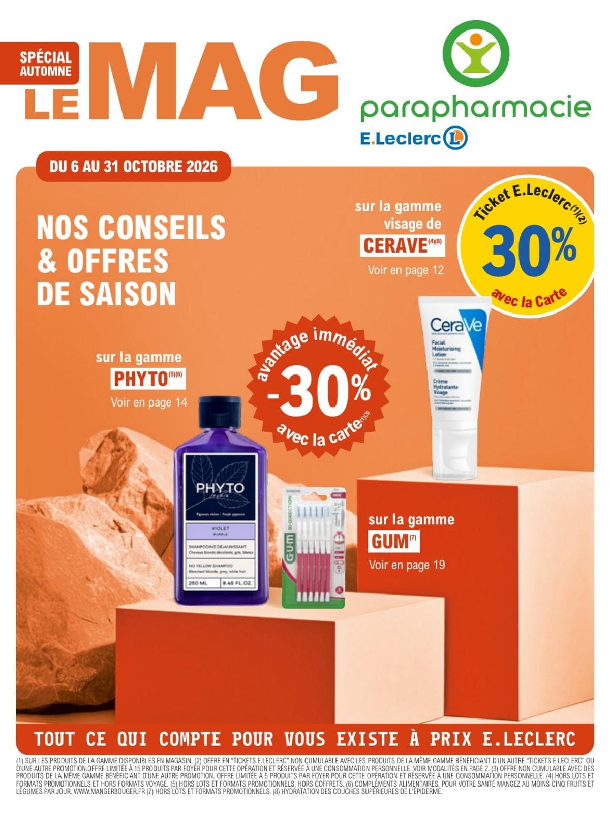 Parapharmacie d'automne