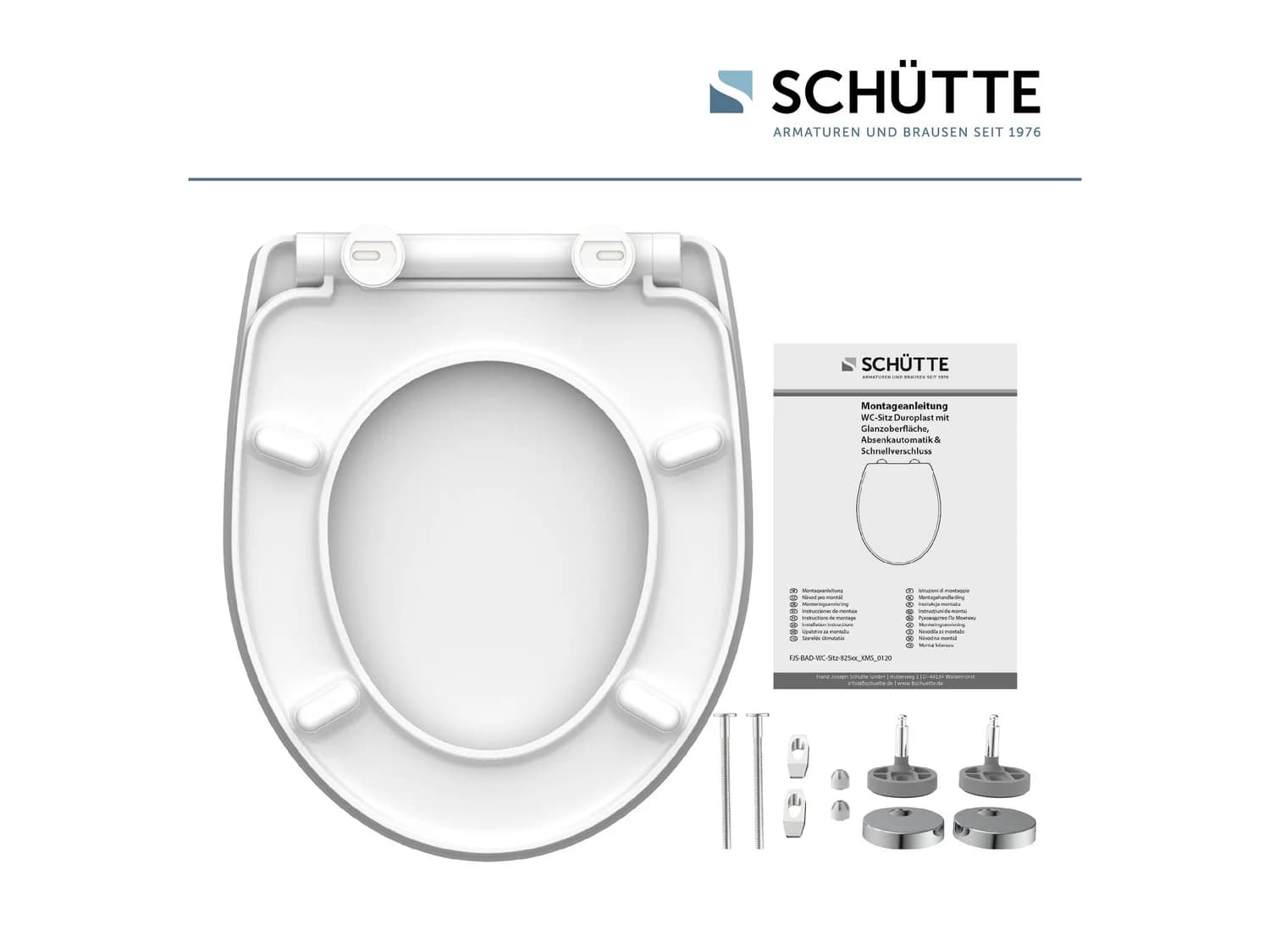 Abattant WC High Gloss, avec fermeture en douceur
