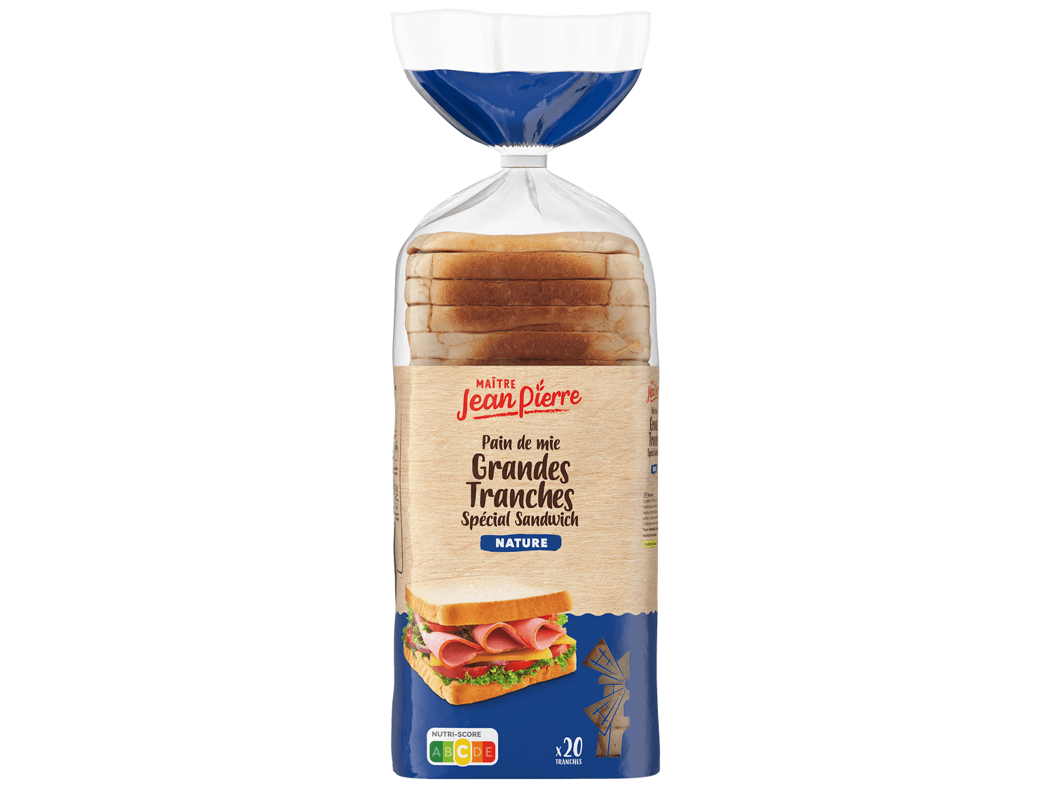 Pain de mie sandwich grande tranche