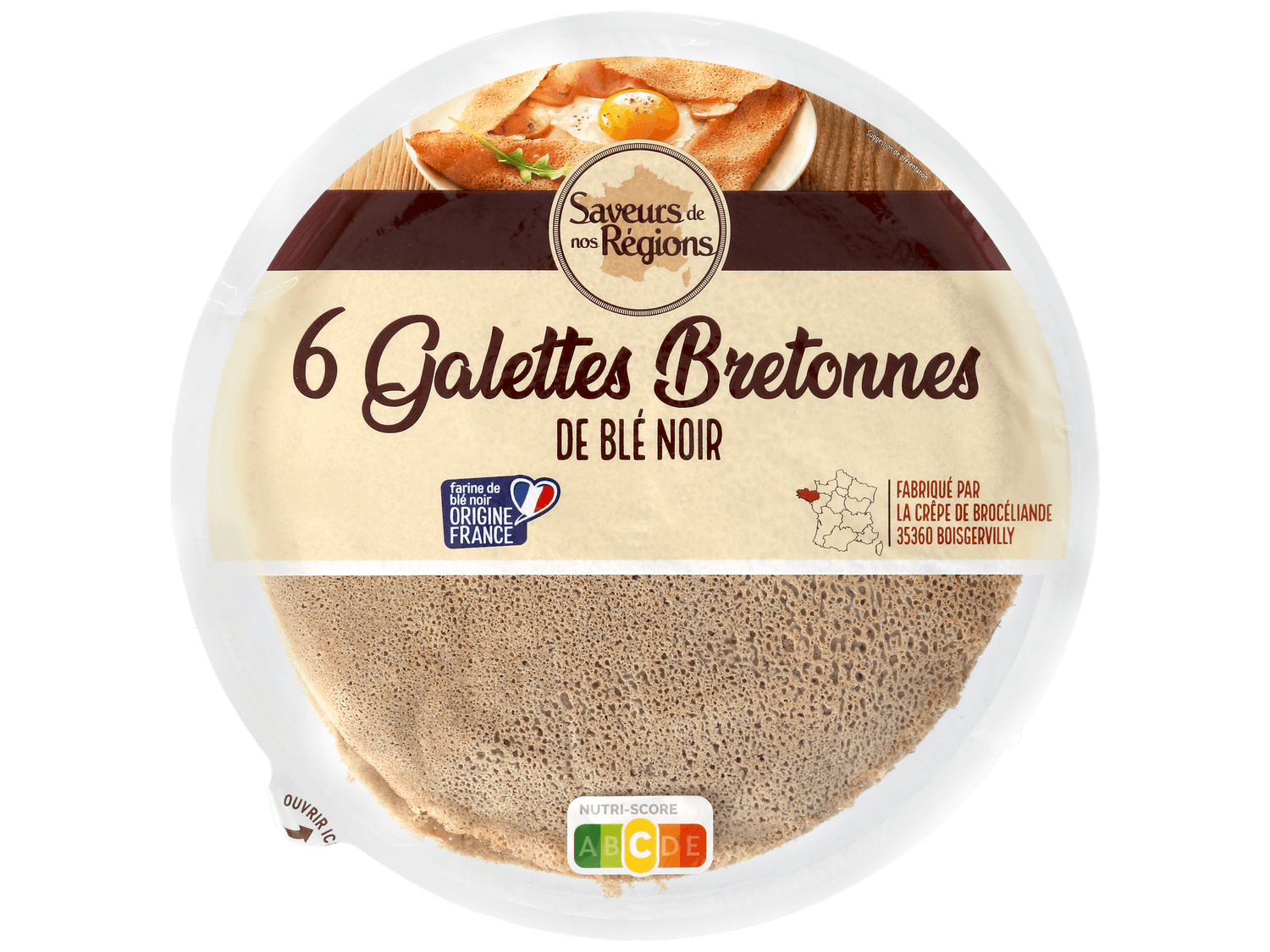 6 galettes de blé noir