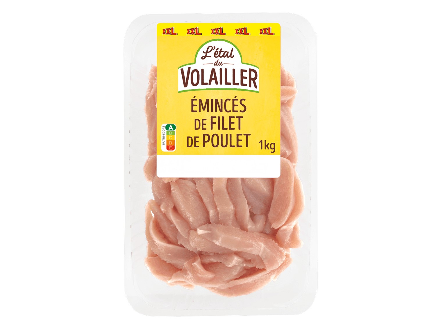 Emincés de filet de poulet