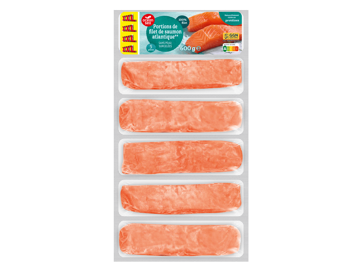 Portions de filet de saumon atlantique