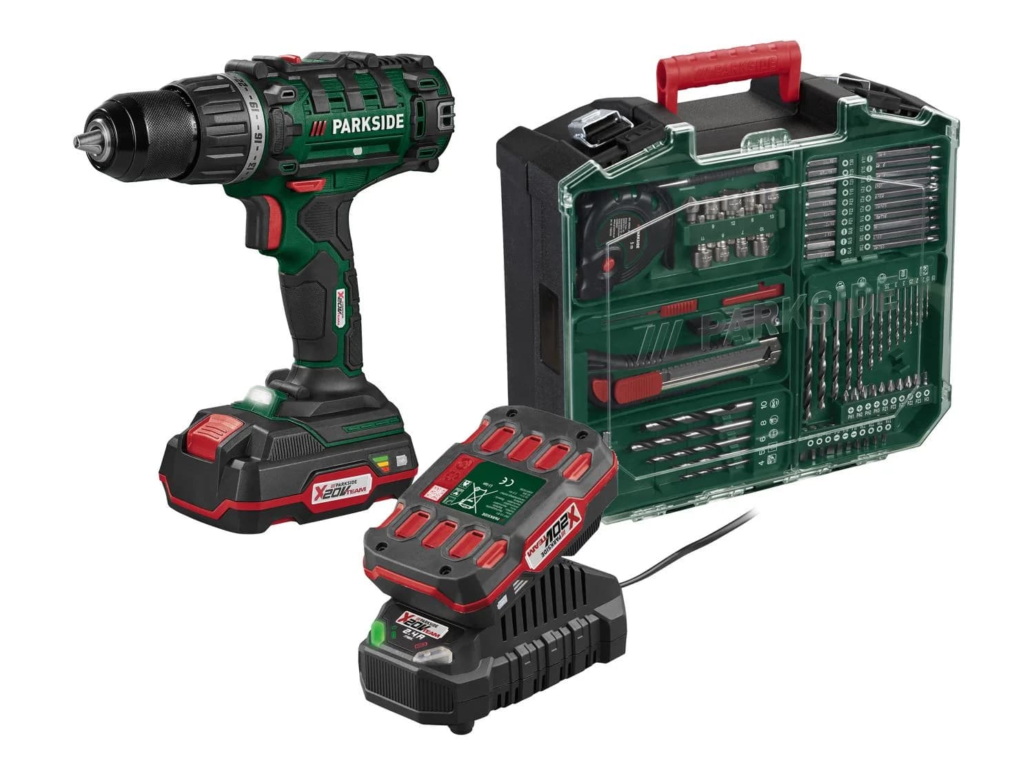 Set perceuse-visseuse sans fil PABS 20-Li G8 + batterie + chargeur, 20 V