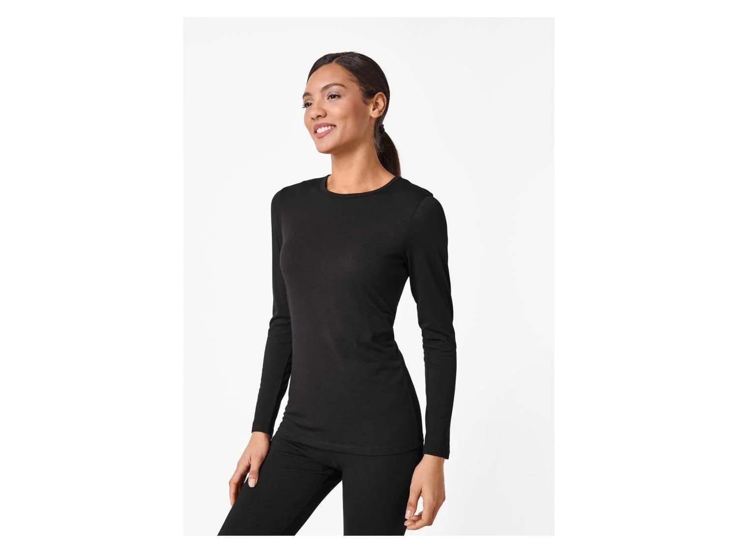 T-shirt thermique en laine mérinos Premium femme
