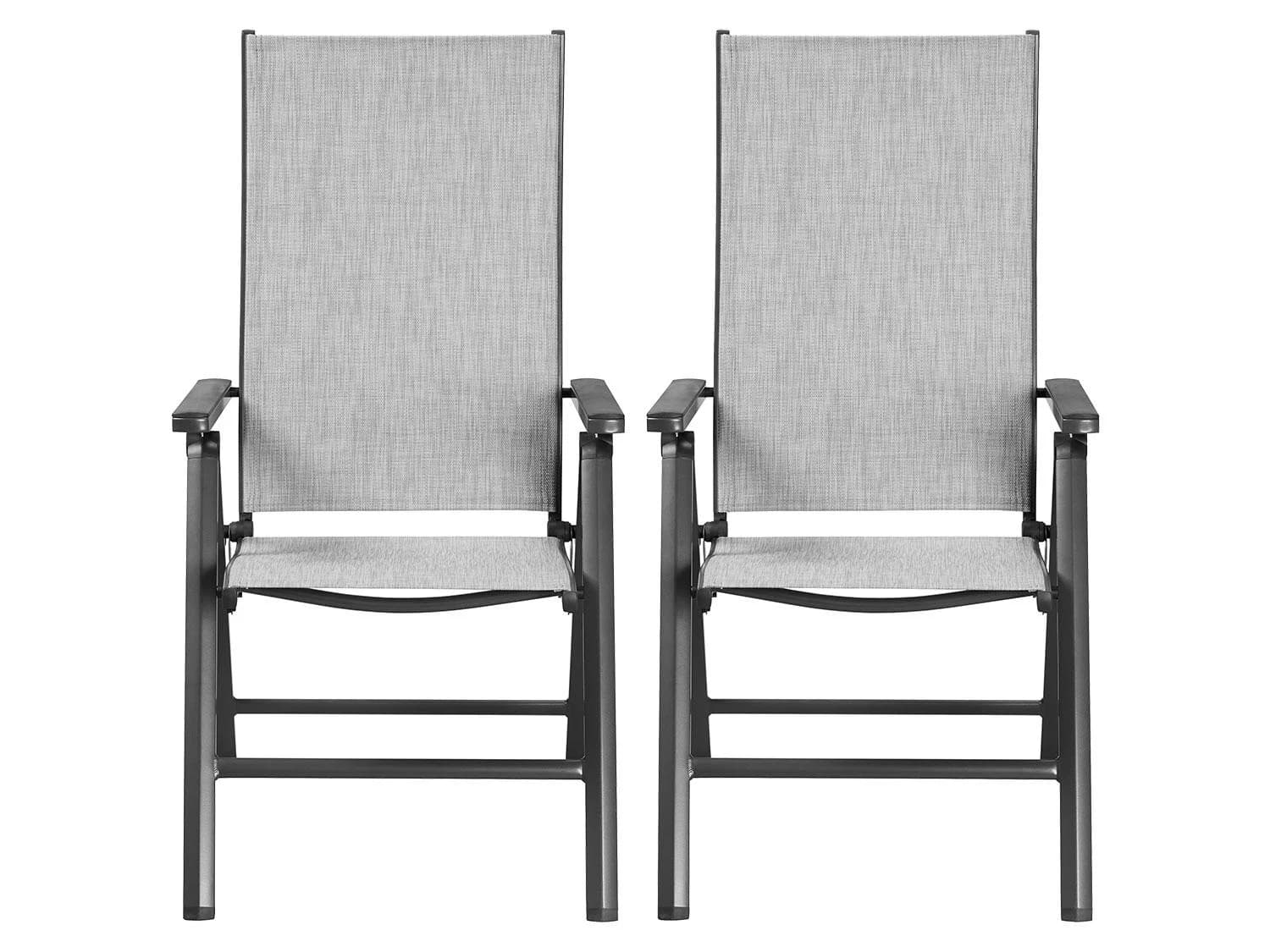 Lot de 2 fauteuils en aluminium Houston