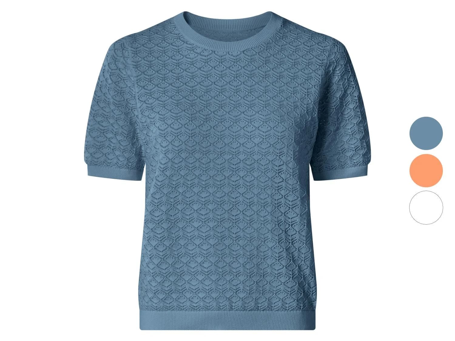 Pull en maille ajourée femme