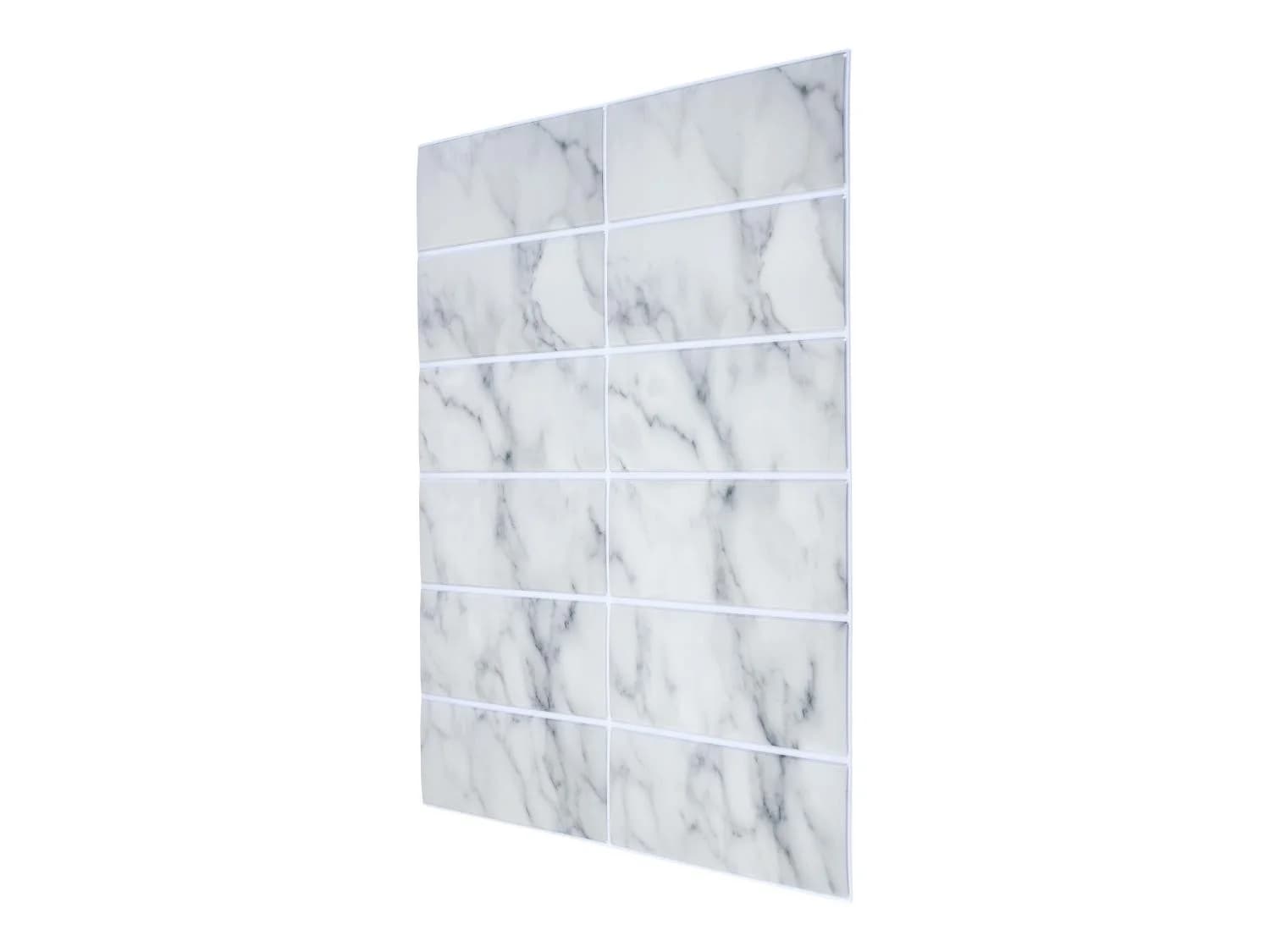 Carrelage adhésif mural décoratif, 10 pièces