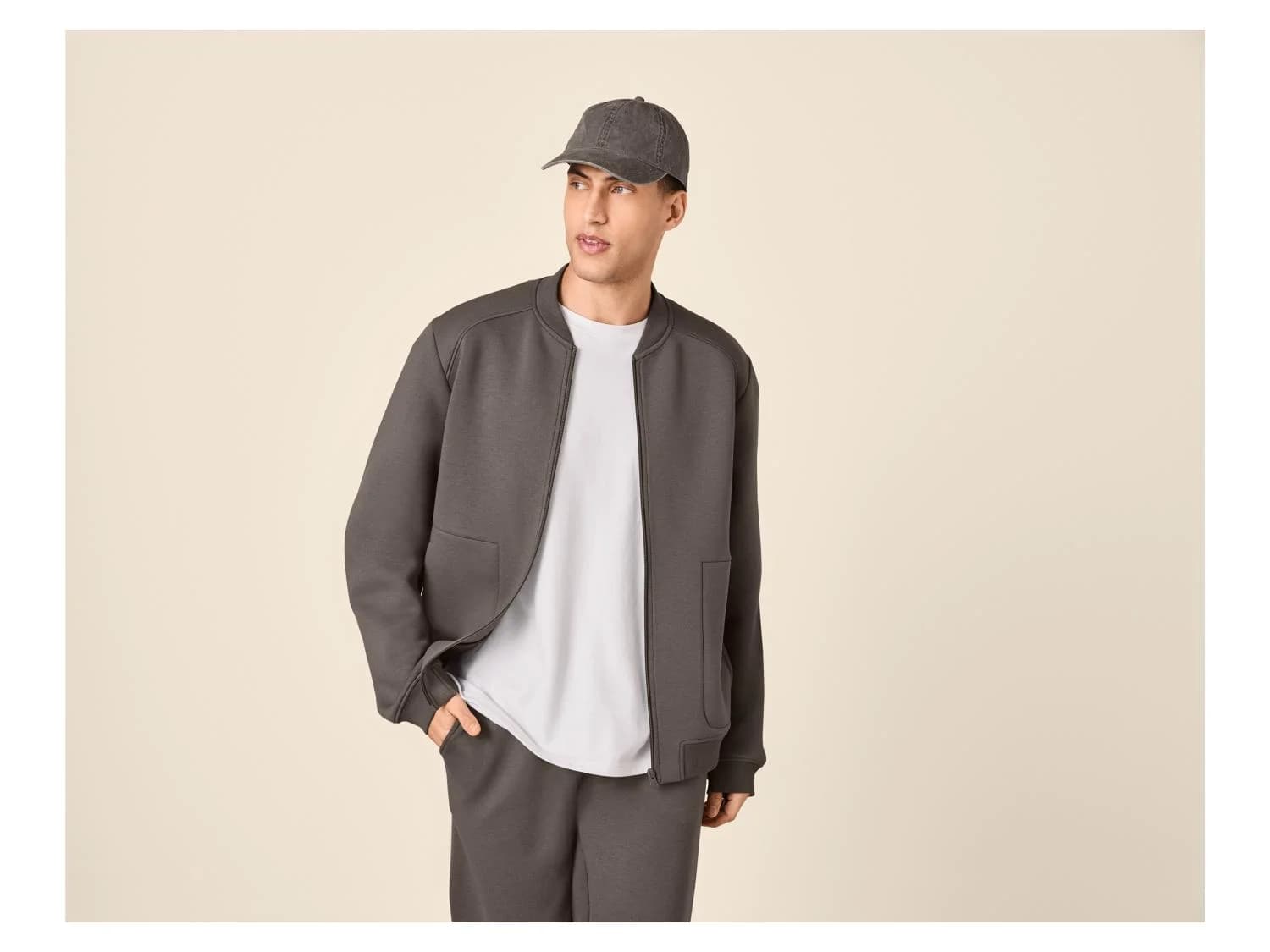 Sweat zippé homme