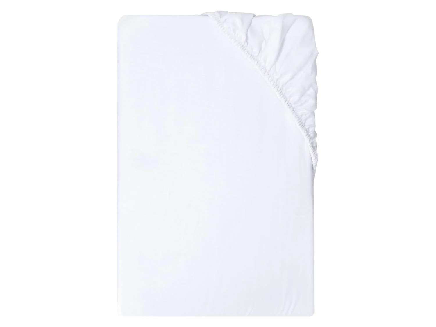 Drap-housse en satin de coton, 140-160 x 200 cm