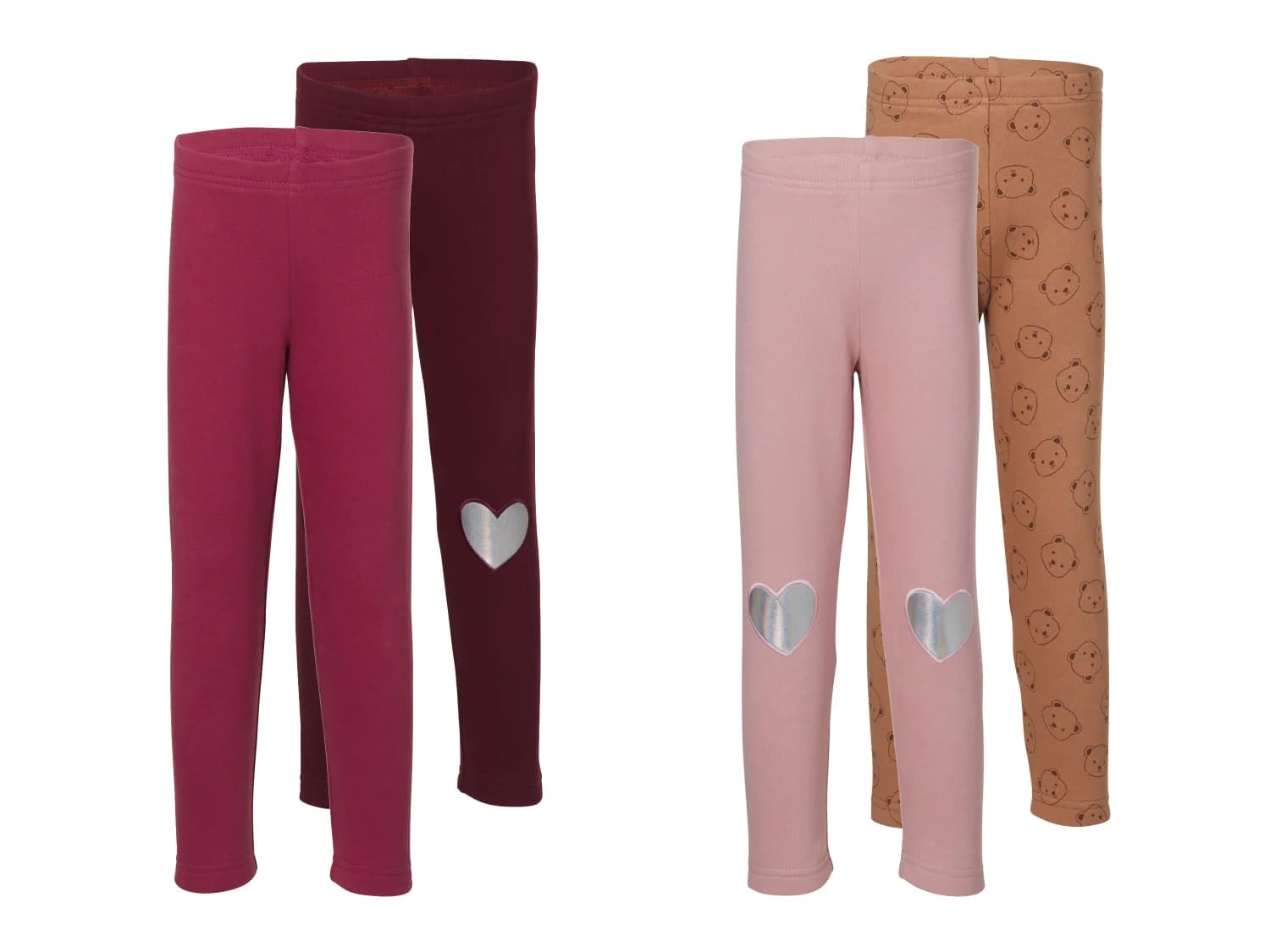 Lot de 2 leggings thermiques enfant