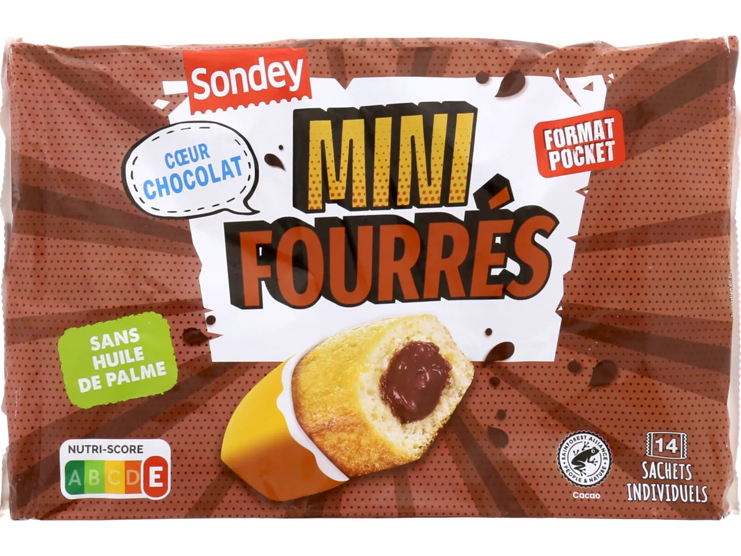 Mini gâteaux fourrés chocolat