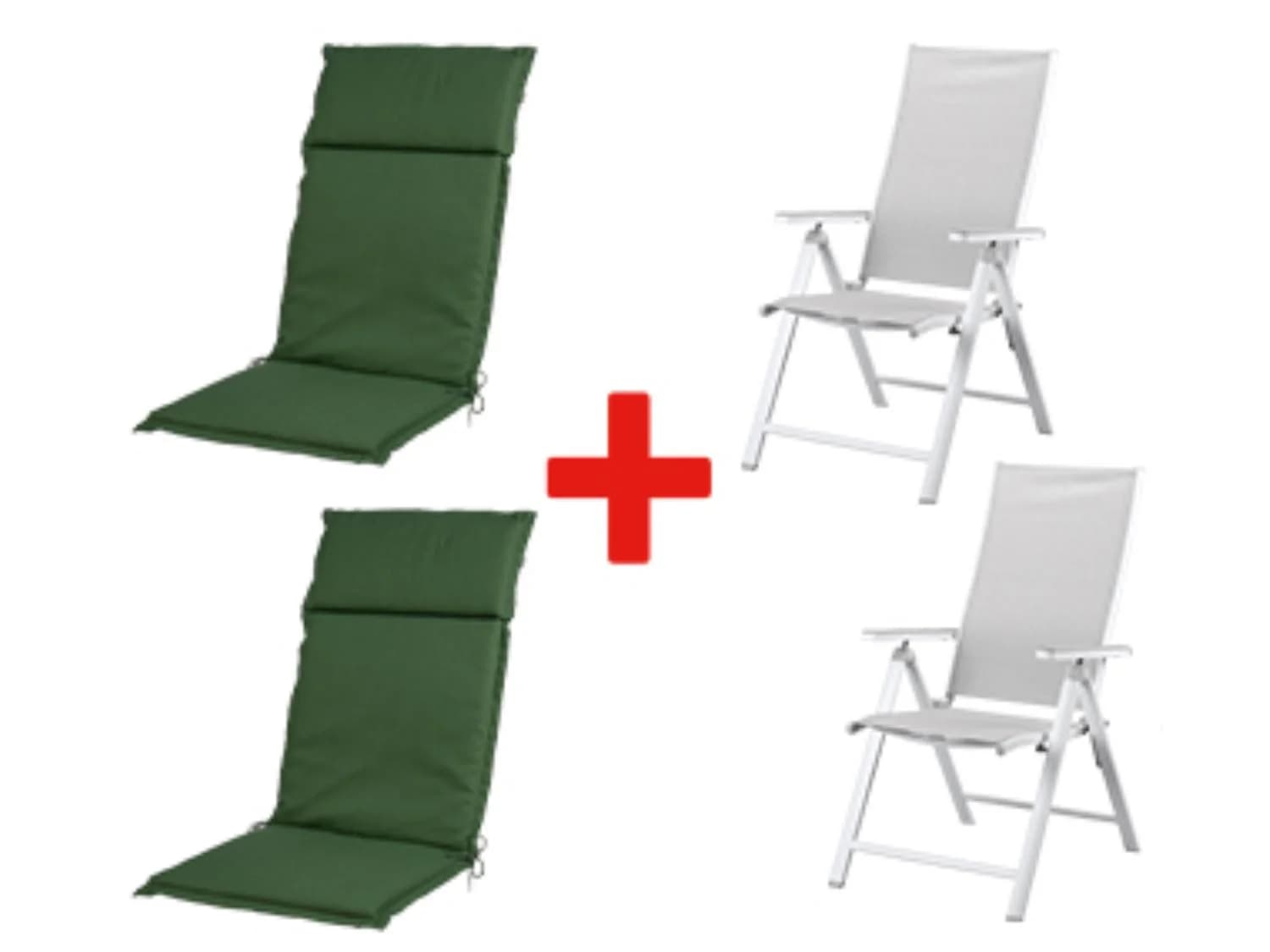 Fauteuils + Coussins HOUSTON, vert