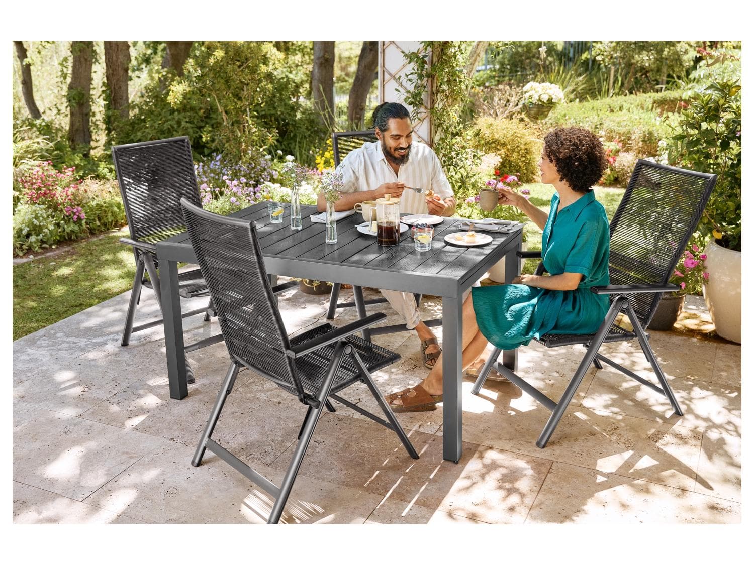 Lot de 4 chaises hautes MIAMI