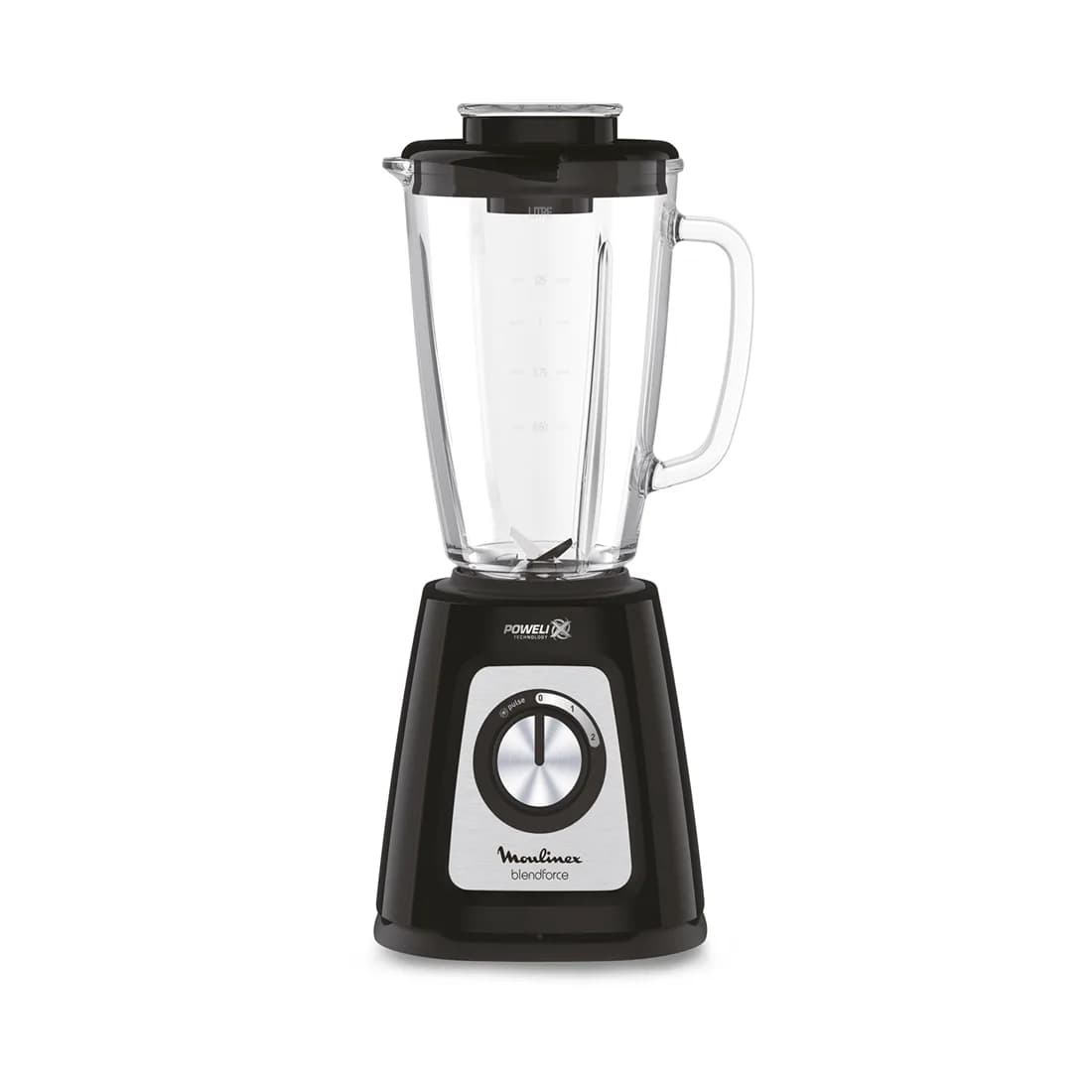 Blender LM437825 verre 800W noir - MOULINEX