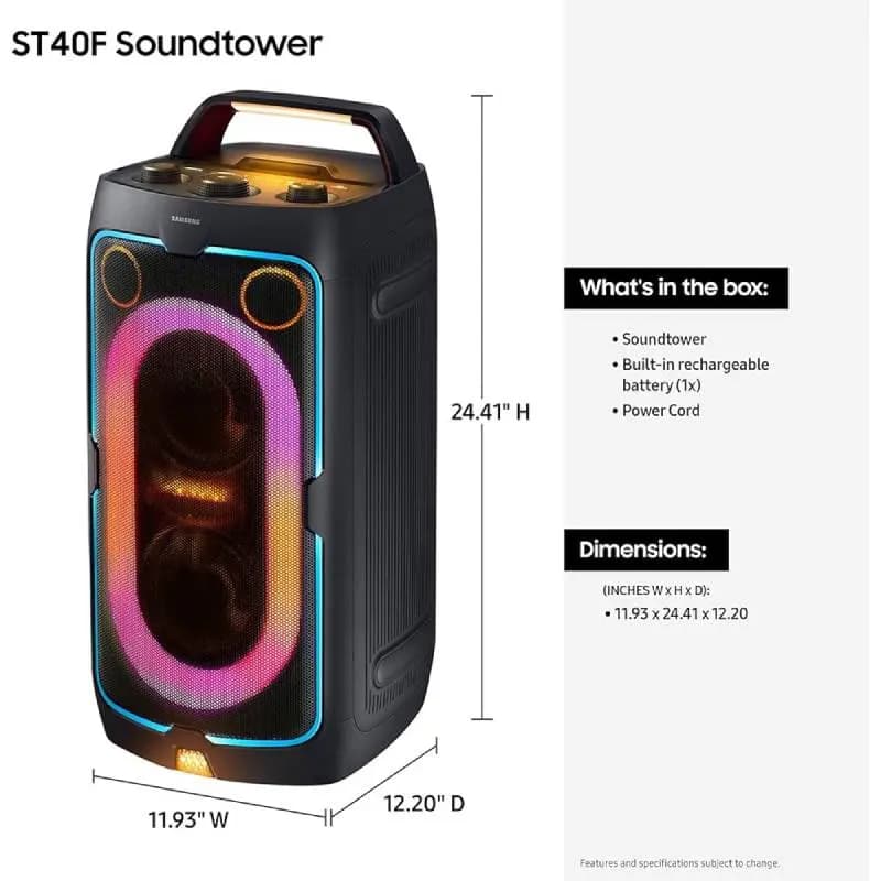 Enceinte Sound Tower MX-ST40F/MV - SAMSUNG