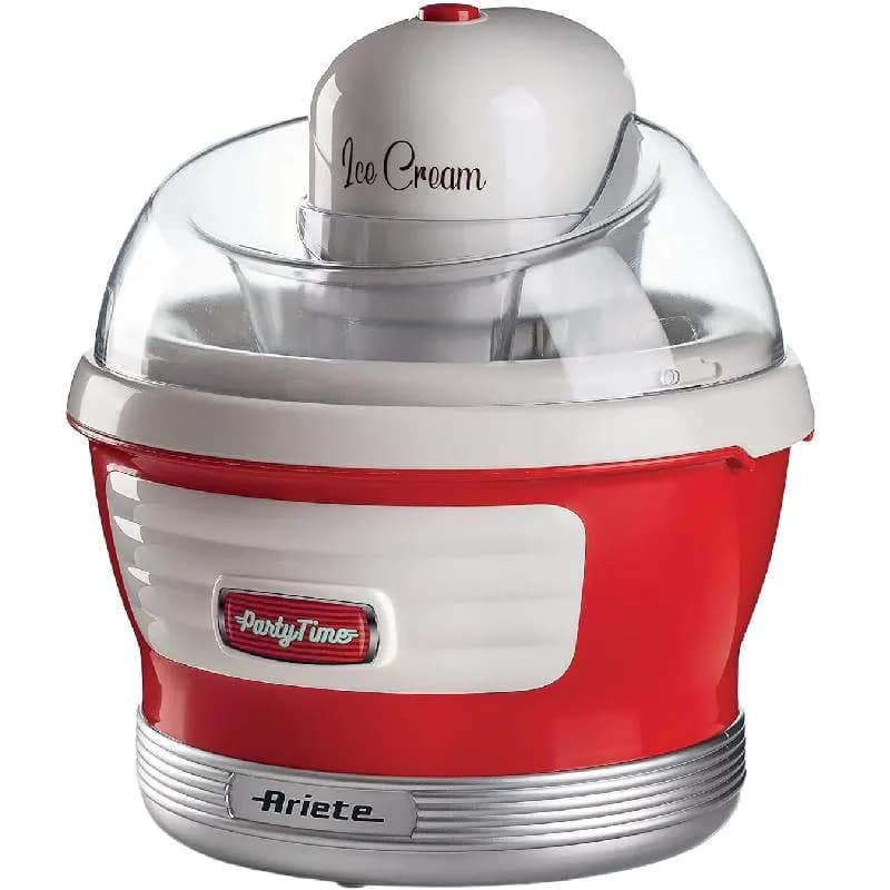Machine à glace et sorbet PartyTime 643 rouge 1,5L - ARIETE