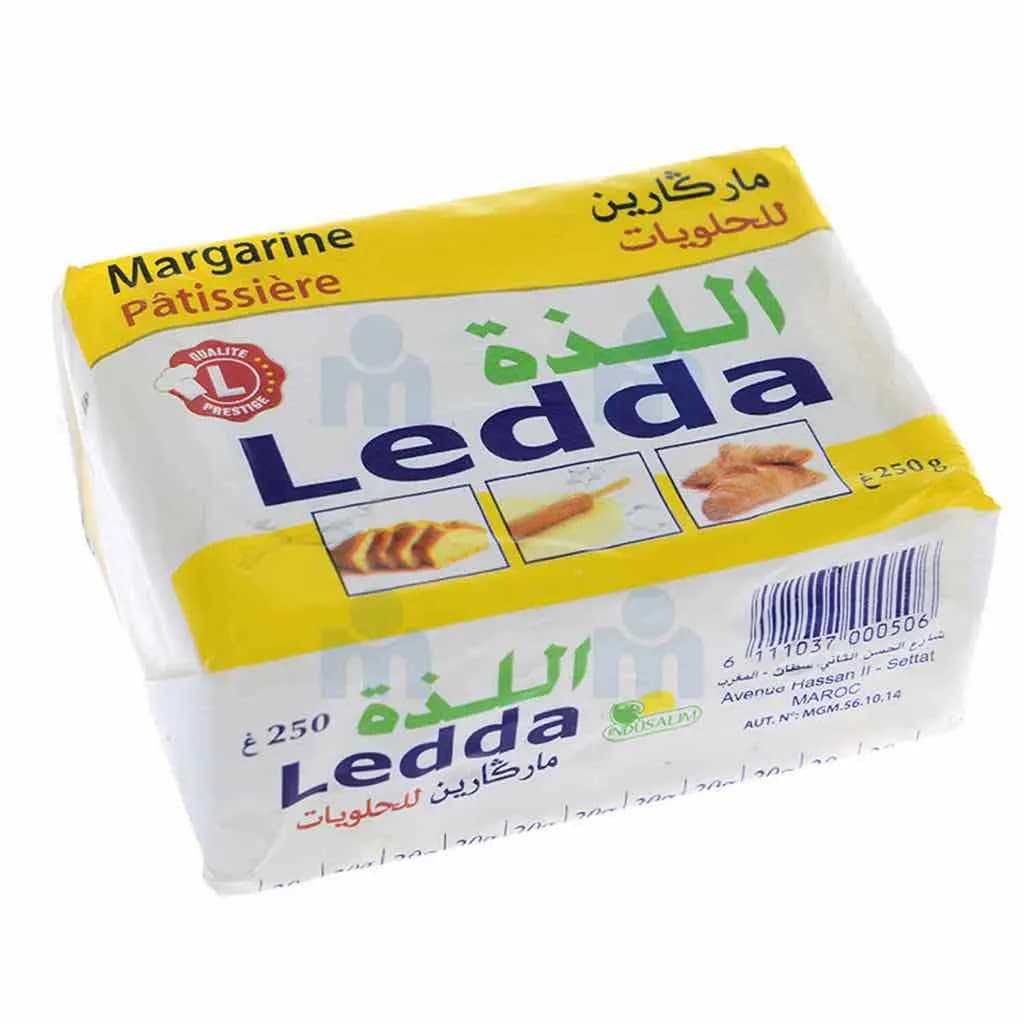 Margarine pâtissière en plaquette 250g - LEDDA