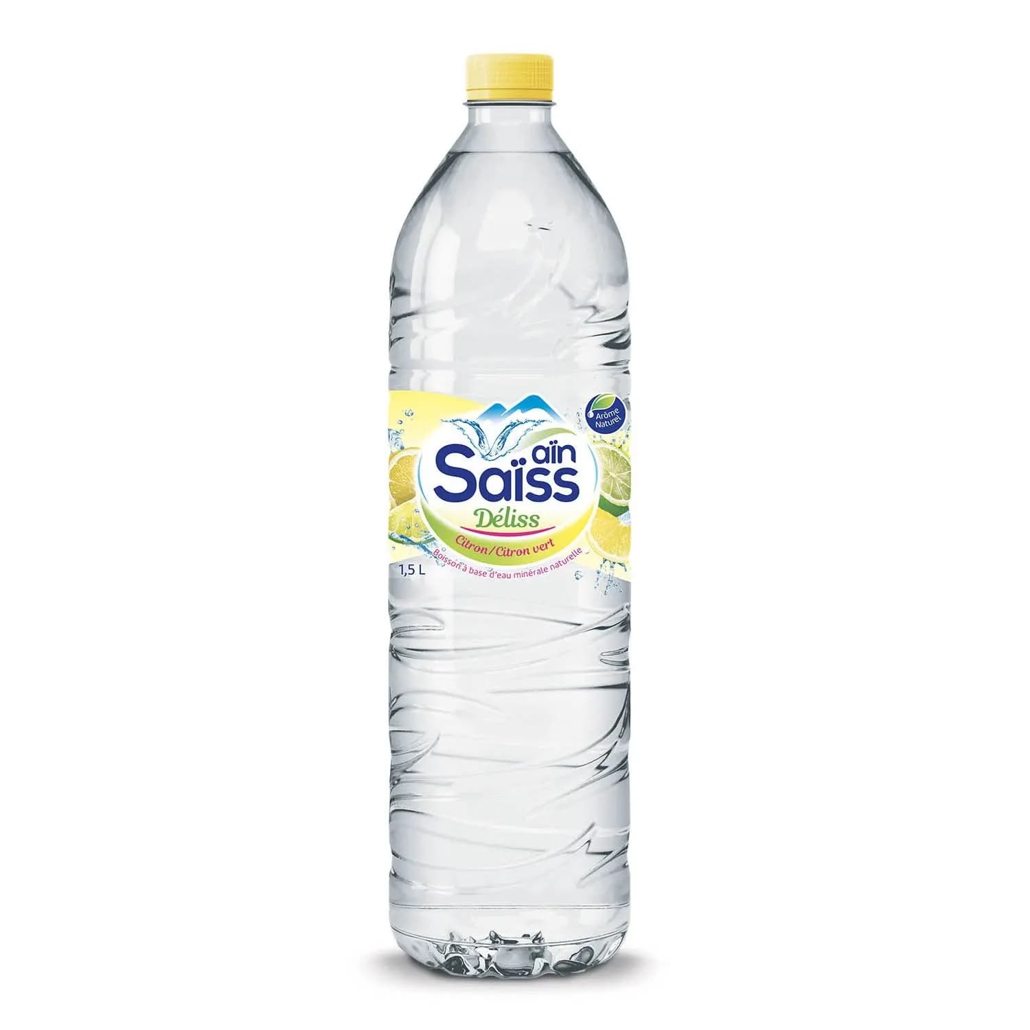 Aïn Saïss Eau minérale aromatisée citron-citron vert 1,5L
