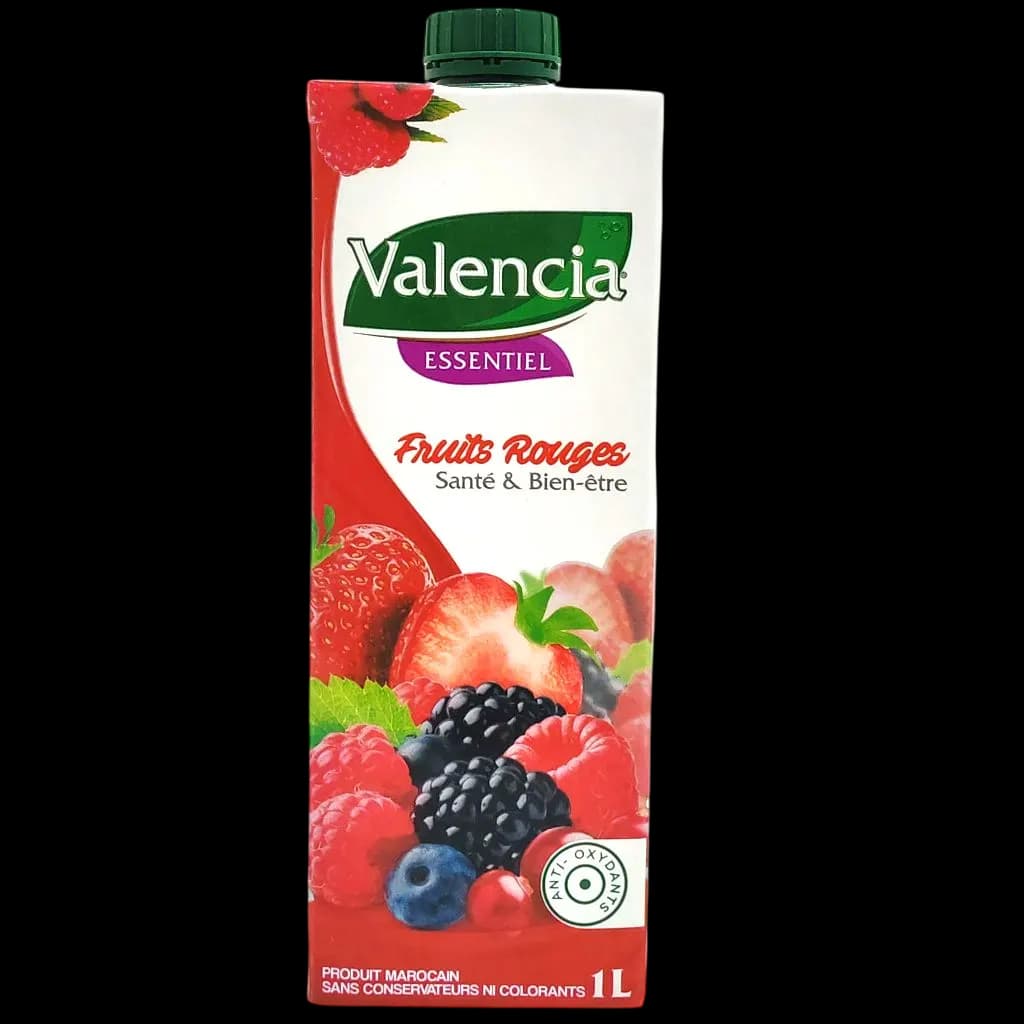 Valencia Essentiel fraise et fruits rouges 1L