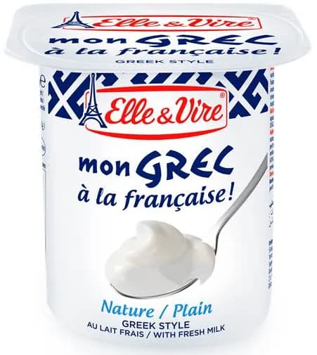 Dessert lacté nature Mon Grec 125g - ELLE&VIRE