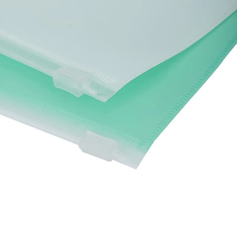 Enveloppe plastique avec zip A4 assortie FUN C