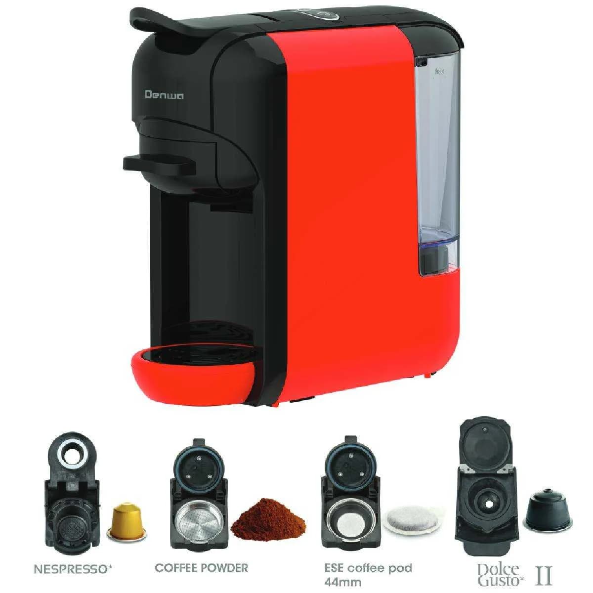 Machine expresso 4en1 DCF-222CA 19 BAR 1450W - DENWA